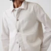 Canvas Relaxed Shirt Jacket