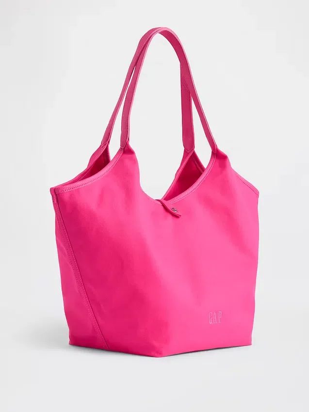 Canvas Slouchy Tote Bag