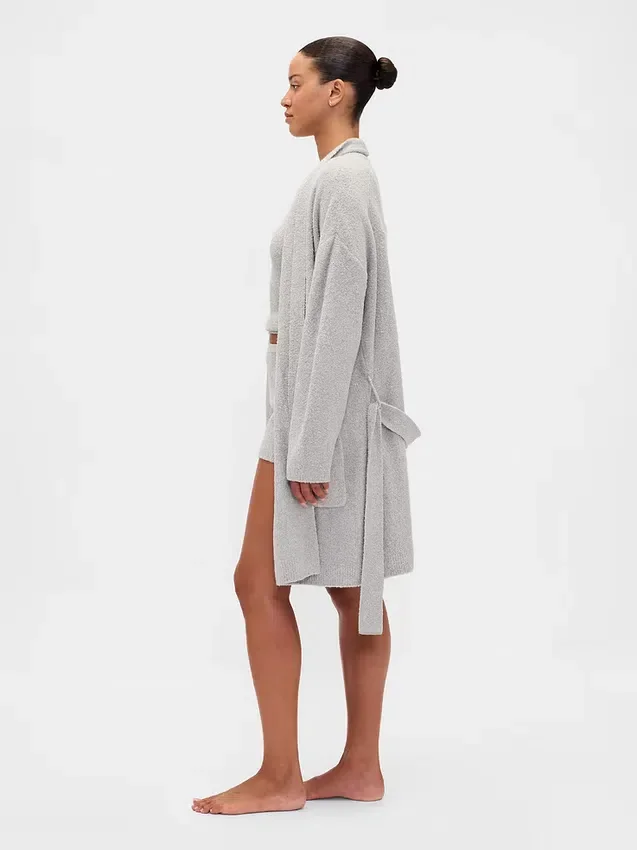 Cashsoft Boucle Relaxed Robe