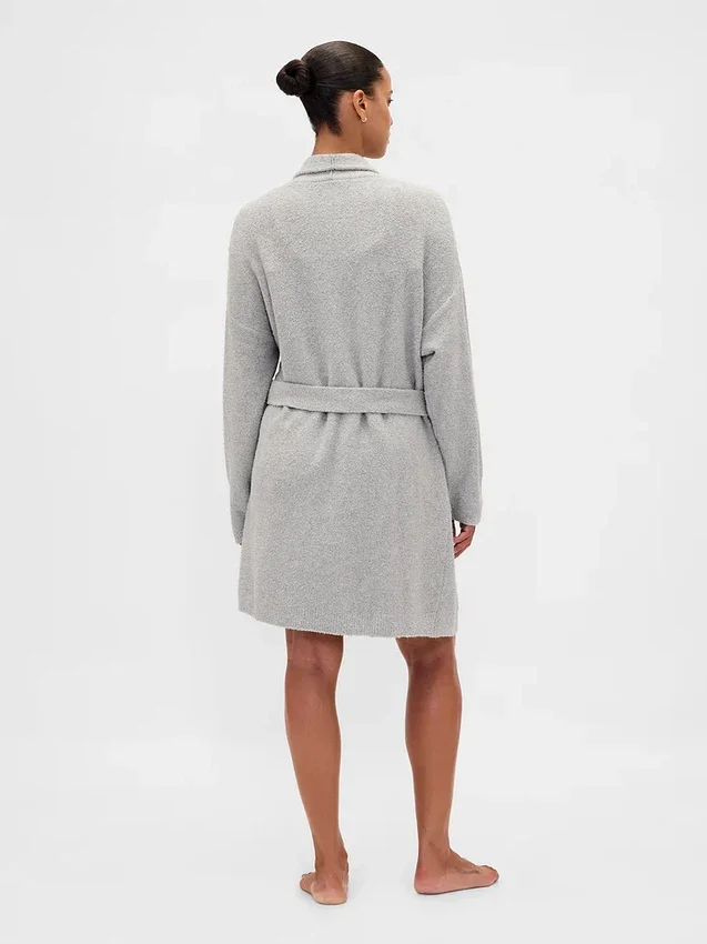 Cashsoft Boucle Relaxed Robe