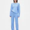 Cashsoft Cable-Knit Sweater Pants