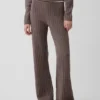 Cashsoft Cable-Knit Sweater Pants
