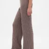 Cashsoft Cable-Knit Sweater Pants
