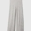 Cashsoft Cable-Knit Sweater Pants