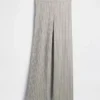 Cashsoft Cable-Knit Sweater Pants