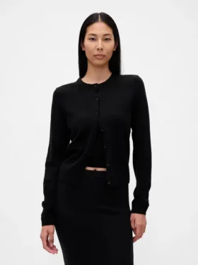 Cashsoft Crop Cardigan