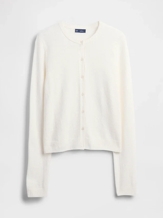 Cashsoft Crop Cardigan