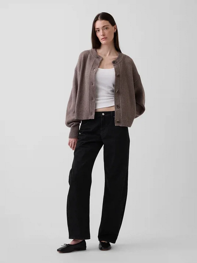 Cashsoft Oversized Chunky Cardigan