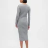 Cashsoft Rib Midi Sweater Dress