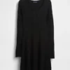 Cashsoft Rib Mini Sweater Dress