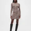 Cashsoft Rib Pocket Mini Sweater Dress