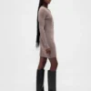 Cashsoft Rib Pocket Mini Sweater Dress