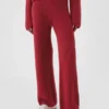 Cashsoft Shaker-Stitch Sweater Pants