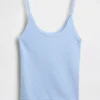 Cashsoft Stretch Crop Tank Top