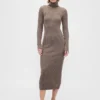 Cashsoft Turtleneck Maxi Sweater Dress