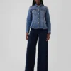 Cinched Denim Jacket