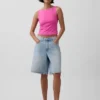 Closeknit Jersey Boatneck Crop Tank Top