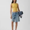 Closeknit Jersey Boatneck Crop Tank Top