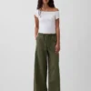 Closeknit Jersey Off-Shoulder Crop T-Shirt