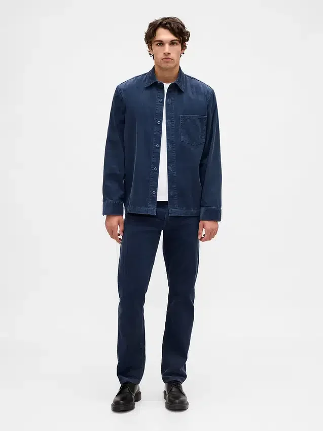 Corduroy Relaxed Straight Pants