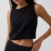 Cotton Gauze Easy Barrel Pants