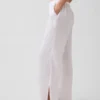 Cotton Gauze Easy Split-Hem Pants
