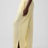 Cotton Gauze Easy Split-Hem Pants