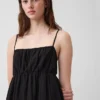 Cotton Gauze Tiered Empire Waist Dress