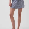 Crinkle Gauze Pj Shorts