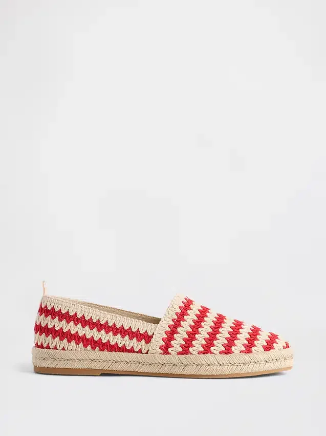 Crochet Espadrille Flats