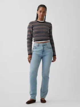 Curvy High Rise '90S Slim Straight Jeans