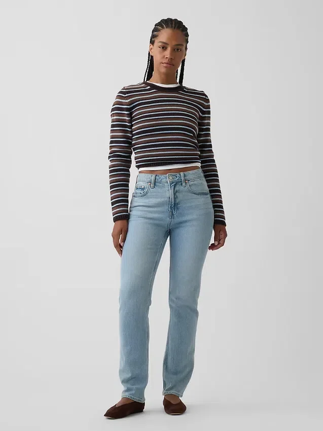 Curvy High Rise '90S Slim Straight Jeans