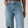 Curvy High Rise Barrel Jeans