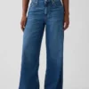 Curvy Mid Rise Ultrasoft Baggy Jeans
