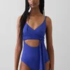 Cutout Wrap One-Piece Swimsuit
