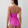 Cutout Wrap One-Piece Swimsuit
