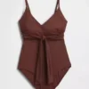 Cutout Wrap One-Piece Swimsuit
