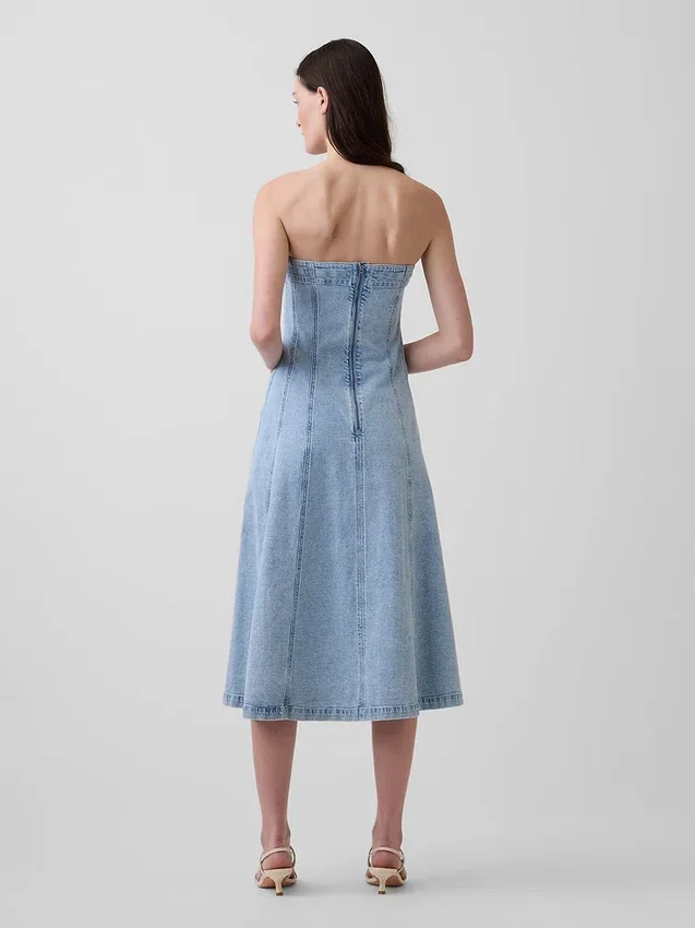 Denim Midi Dress