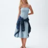 Denim Midi Dress