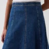 Denim Midi Tulip Skirt