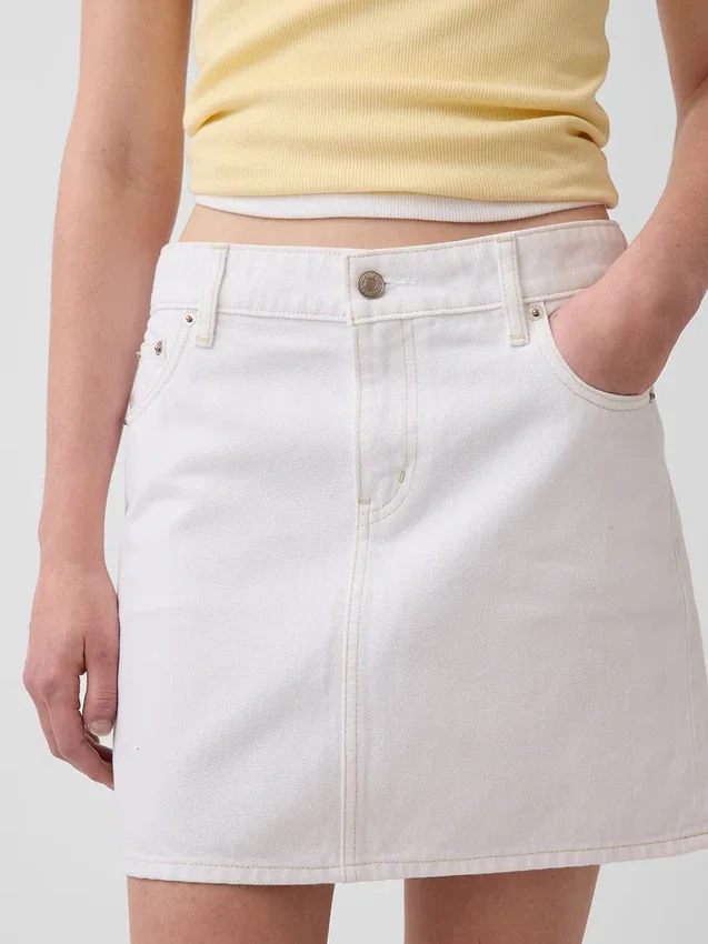 Denim Mini Skirt