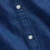 Denim Relaxed Straight-Hem Shirt