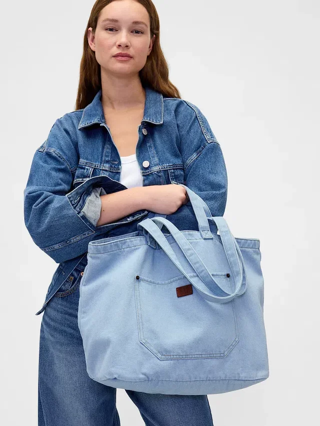Denim Tote Bag