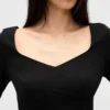 Double Knit Sweetheart Corset Mini Dress