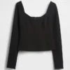Double Knit Sweetheart Top