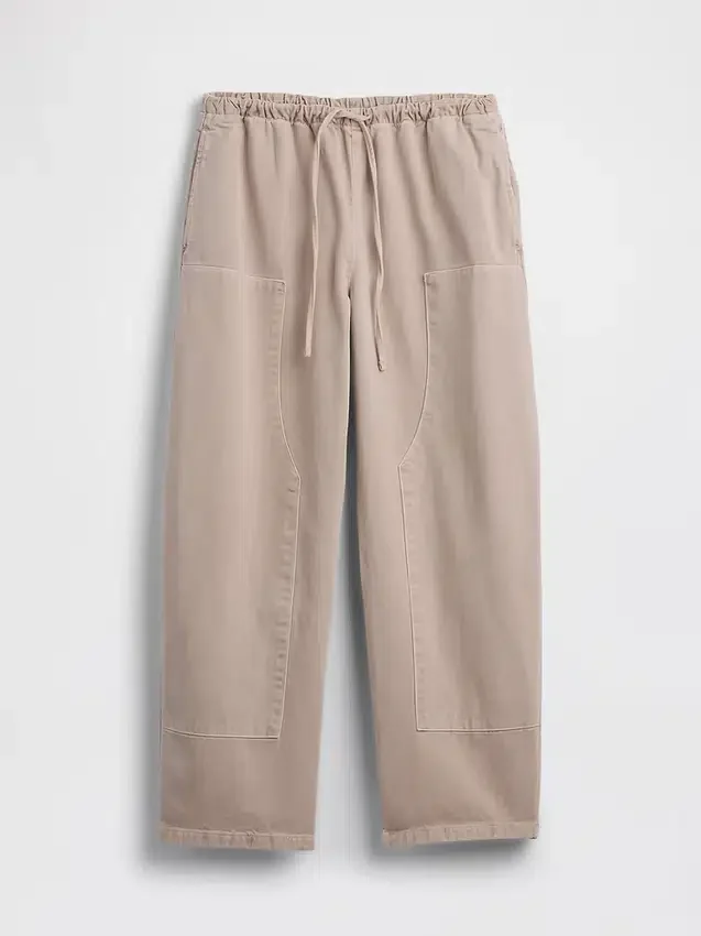 Easy Double-Knee Barrel Pants