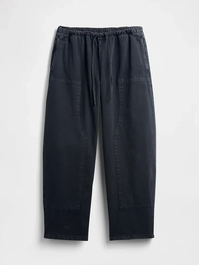Easy Double-Knee Barrel Pants
