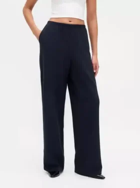 Easy Wide-Leg Pants