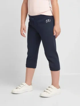 Embellished Logo Crop Sweats