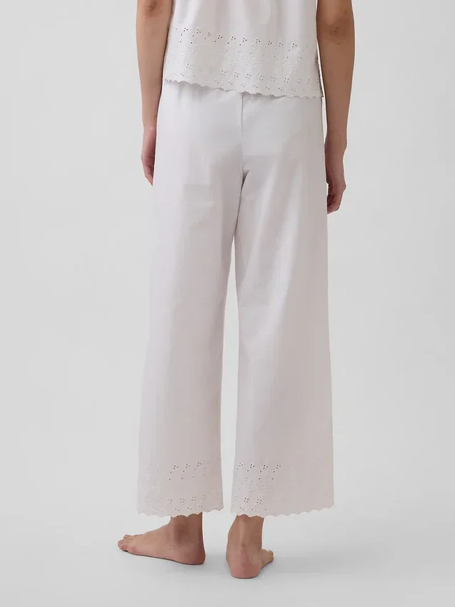 Embroidered Pj Pants